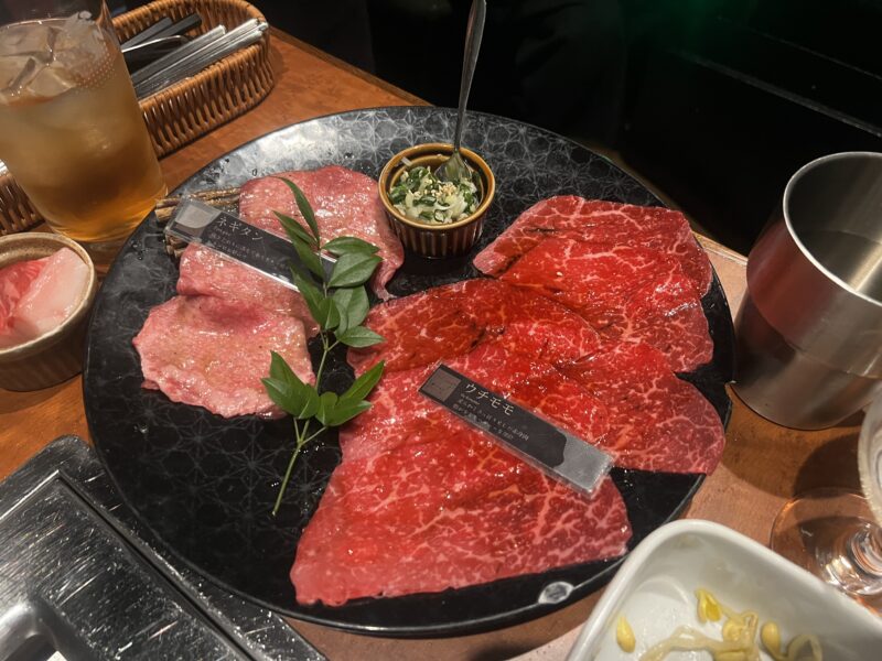 日本大通り 和牛焼肉EAGLE RARE ランチ 牛タンとロース