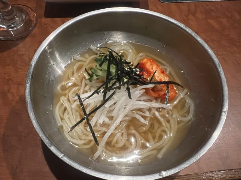 日本大通り 和牛焼肉EAGLE RARE ランチ 特製冷麺