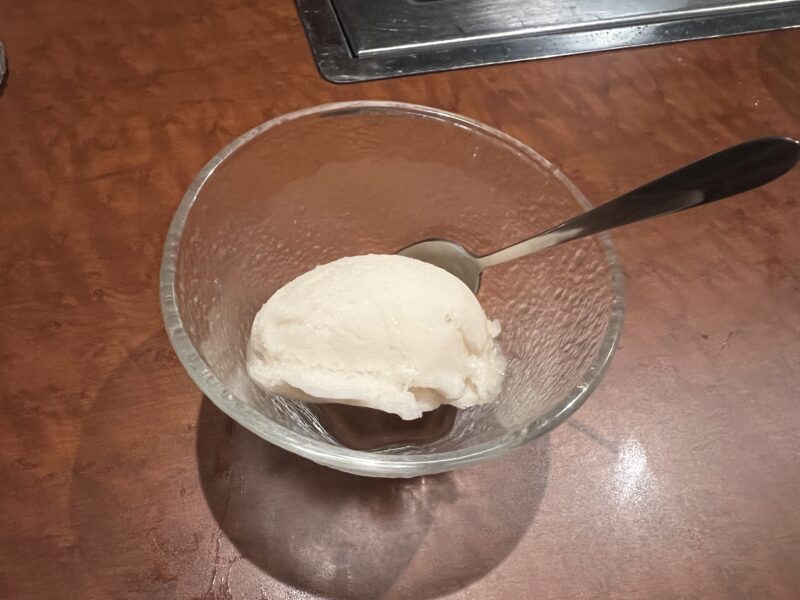 日本大通り 和牛焼肉EAGLE RARE ランチ デザート