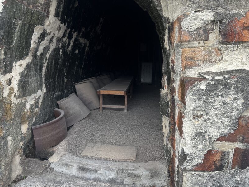 徳島県鳴門市 森陶器 水琴窟入り口