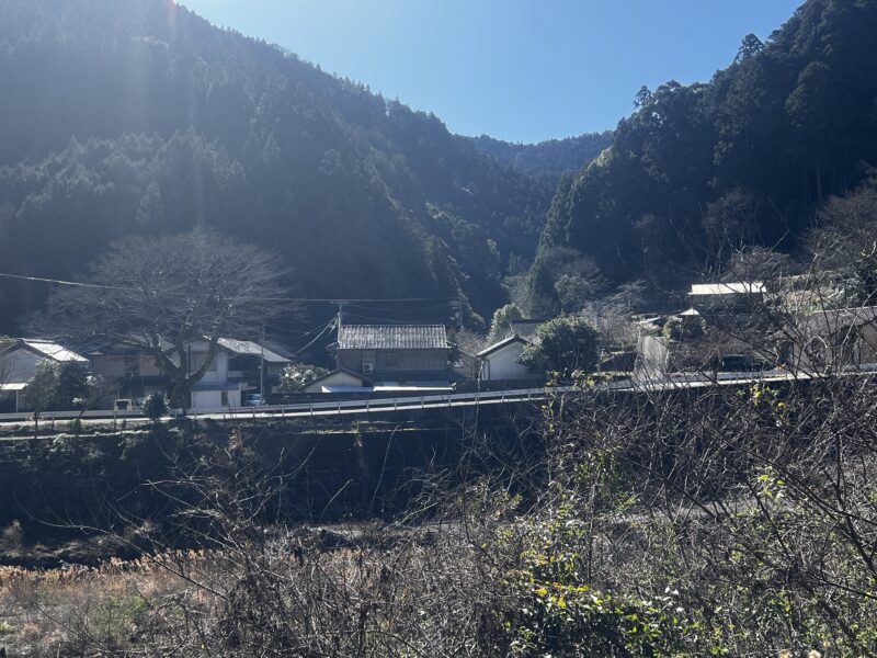 徳島県上勝町 ペルトナーレ 川向こうからの景色