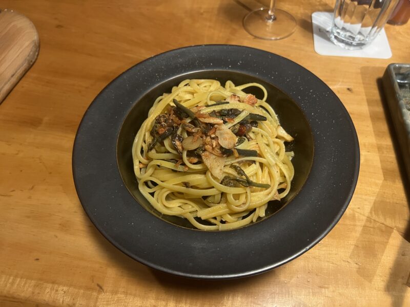 LaVASARA別邸 コースのパスタ